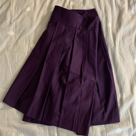 GAP Dresses & Skirts - Gap Purple Pleated Skirt